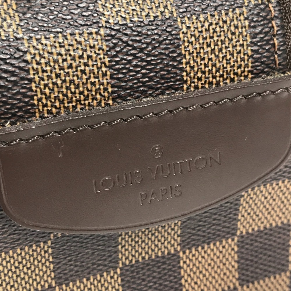 LOUIS VUITTON Brown Damier Canvas Pouch - Picture 9 of 14